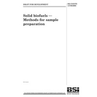 BS DD CEN/TS 14780:2005