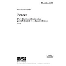 BS 1722-11:2006 BS 1722-11:2006