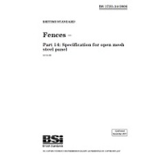 BS 1722-14:2006 BS 1722-14:2006