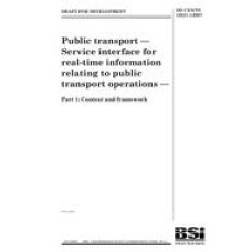BS DD CEN/TS 15531-1:2007 BS DD CEN/TS 15531-1:2007