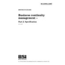BS 25999-2:2007 BS 25999-2:2007