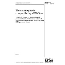 BS PD IEC/TR 61000-3-13:2008