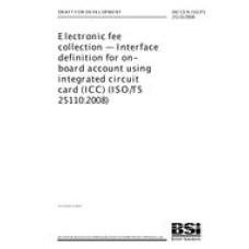 BS DD CEN ISO/TS 25110:2008