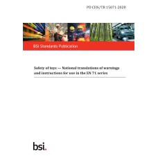BS PD CEN/TR 15071:2020