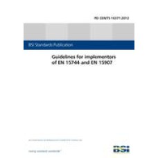 BS PD CEN/TS 16371:2012