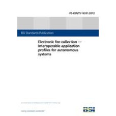 BS PD CEN/TS 16331:2012 BS PD CEN/TS 16331:2012