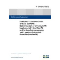 BS PD CEN/TS 16318:2012