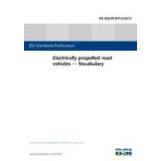 BS PD ISO/TR 8713:2012