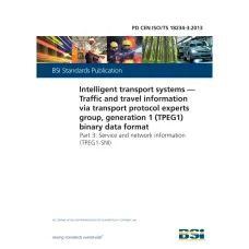 BS PD CEN ISO/TS 18234-3 : 2013