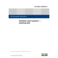 BS PD CEN/TS 16384:2012