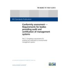 BS PD ISO/IEC TS 17021-2:2012 BS PD ISO/IEC TS 17021-2:2012