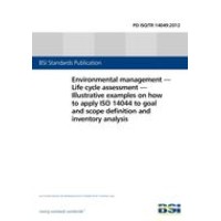 BS PD ISO/TR 14049:2012 BS PD ISO/TR 14049:2012