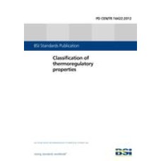 BS PD CEN/TR 16422:2012