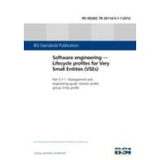 BS PD ISO/IEC TR 29110-5-1-1:2012 BS PD ISO/IEC TR 29110-5-1-1:2012