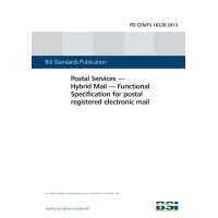 BS PD CEN/TS 16326:2013