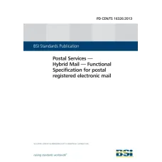 BS PD CEN/TS 16326:2013 BS PD CEN/TS 16326:2013