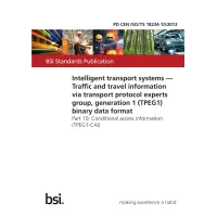 BS PD CEN ISO/TS 18234-10:2013