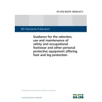 BS PD CEN ISO/TR 18690:2012