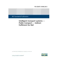 BS PD CEN/TS 16406:2013 BS PD CEN/TS 16406:2013