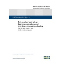 BS PD ISO/IEC TR 12785-3:2012