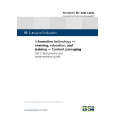 BS PD ISO/IEC TR 12785-3:2012 BS PD ISO/IEC TR 12785-3:2012