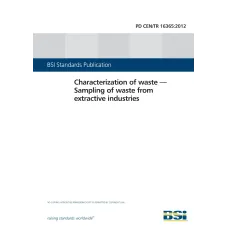 BS PD CEN/TR 16365:2012