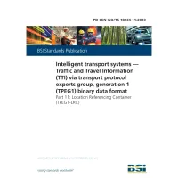 BS PD CEN ISO/TS 18234-11:2013 BS PD CEN ISO/TS 18234-11:2013
