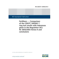 BS PD CEN/TS 16490:2013 BS PD CEN/TS 16490:2013
