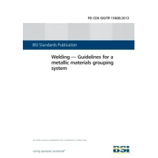 BS PD CEN ISO/TR 15608:2013 BS PD CEN ISO/TR 15608:2013