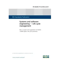 BS PD ISO/IEC TR 24748-2:2011