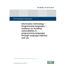 BS PD ISO/IEC TR 24772:2013