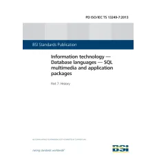 BS PD ISO/IEC TS 13249-7:2013
