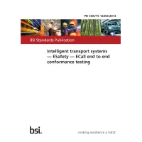 BS PD CEN/TS 16454:2013