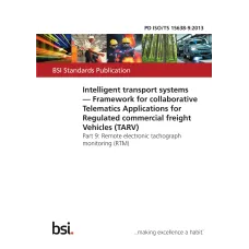 BS PD ISO/TS 15638-9:2013 BS PD ISO/TS 15638-9:2013