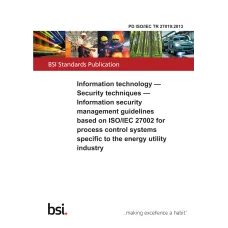 BS PD ISO/IEC TR 27019:2013