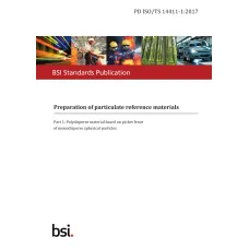 BS PD ISO/TS 14411-1:2017