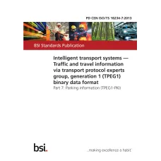 BS PD CEN ISO/TS 18234-7:2013 BS PD CEN ISO/TS 18234-7:2013