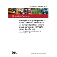 BS PD CEN ISO/TS 18234-1:2013