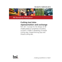 BS PD ISO/TS 13399-301:2013 BS PD ISO/TS 13399-301:2013