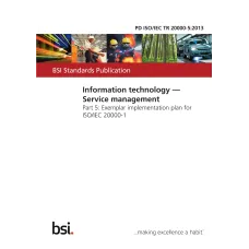 BS PD ISO/IEC TR 20000-5:2013