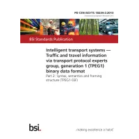 BS PD CEN ISO/TS 18234-2:2013