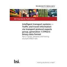 BS PD CEN ISO/TS 18234-2:2013 BS PD CEN ISO/TS 18234-2:2013