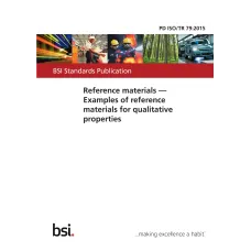 BS PD ISO/TR 79:2015 BS PD ISO/TR 79:2015