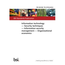 BS PD ISO/IEC TR 27016:2014
