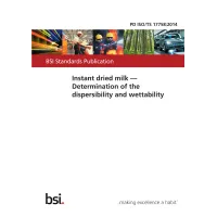 BS PD ISO/TS 17758:2014
