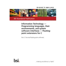 BS PD ISO/IEC TS 18661-2 FEBRUARY:2015 BS PD ISO/IEC TS 18661-2 FEBRUARY:2015