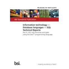 BS PD ISO/IEC TR 19075-4:2015