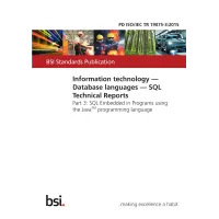 BS PD ISO/IEC TR 19075-3:2015