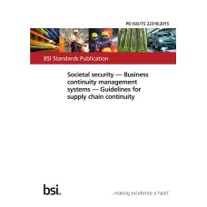 BS PD ISO/TS 22318:2015 BS PD ISO/TS 22318:2015