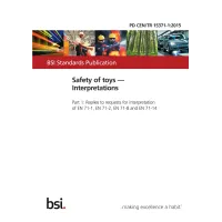 BS PD CEN/TR 15371-1:2015